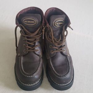 Vtg 90s Y2K American Eagle AE Footwear Mens 9 Leather Chunky Lug Sole Boots Work